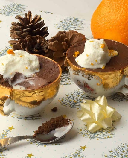 Sugar Free Chocolate Orange Pots