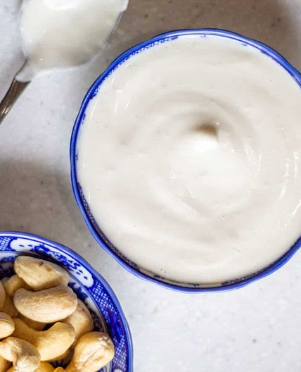 Vegan Cashew Sour Cream + How to Soak Cashews