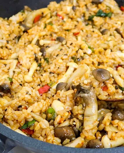 Mushroom Bibimbap - Mo Shrooms, Mo Flava!