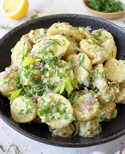 Vegan Potato Salad with Dill