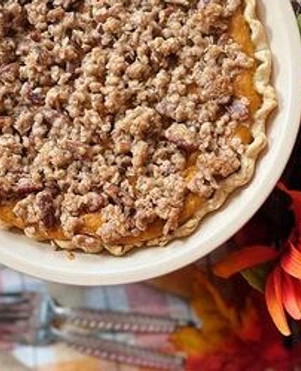 Sweet Potato Pie With Streusel Topping (a Biltmore Recipe)