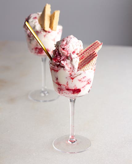 Preserved Lemon & Raspberry Whipped Cream