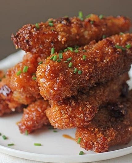 Baked Honey Chipotle Chicken Tenders