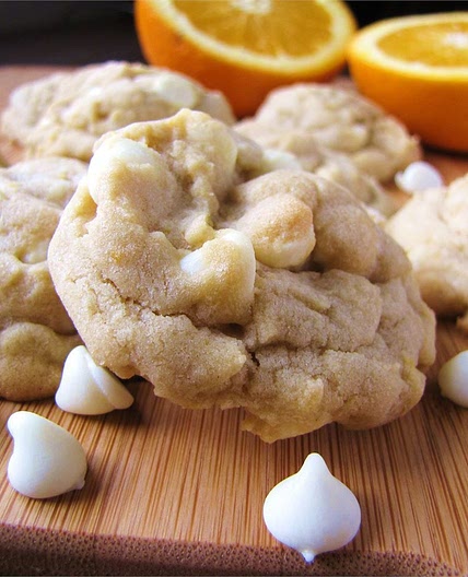 White Chocolate Orange Cookies