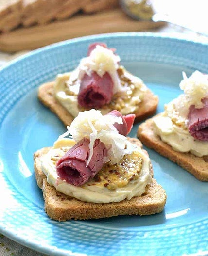 Mini Reuben Bites