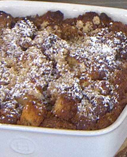 Al Roker's Apple Cider Doughnut Bread Pudding Recipe