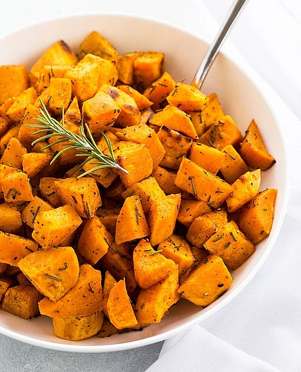 Roasted Rosemary Sweet Potatoes