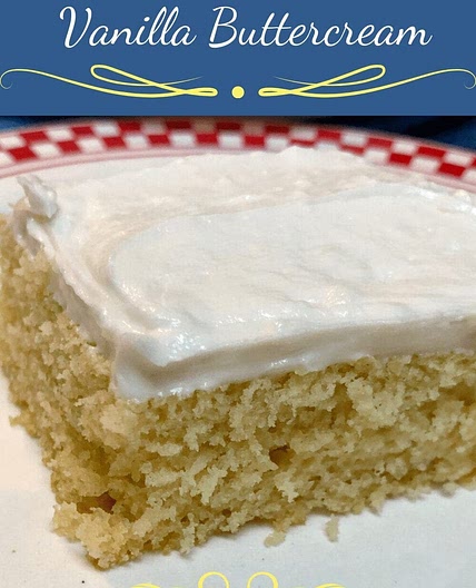 White Velvet Cake with Vanilla Buttercream