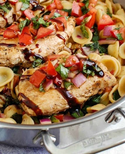 Bruschetta Chicken Pasta
