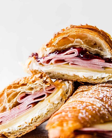 Monte Cristo Croissant Sandwich