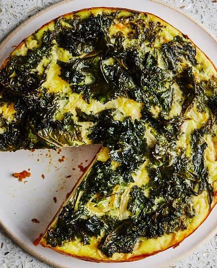 Simple Quiche With Sweet Potato Crust