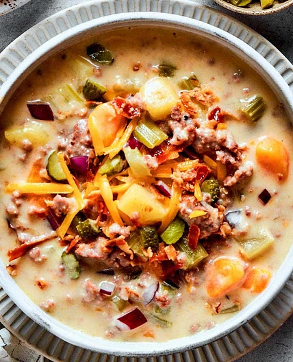 Cheeseburger Soup