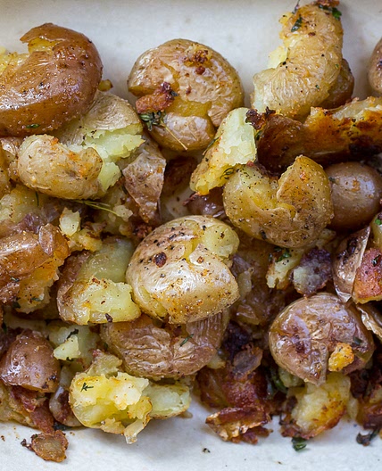 Blackstone Smashed Potatoes