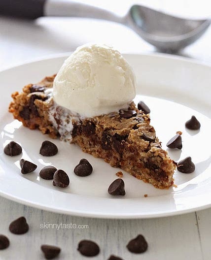 Deep Dish Chocolate Chip Cookie Pie