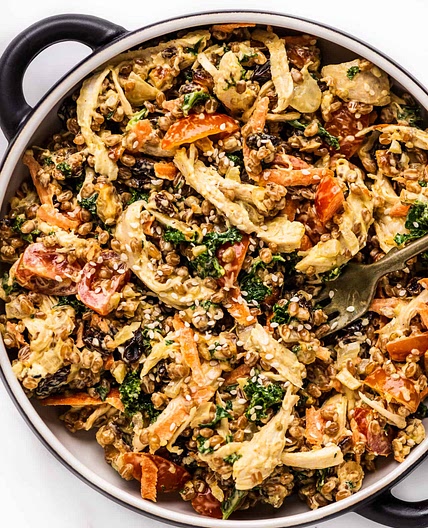 Curried Wheat Berry Chicken Salad Recipe