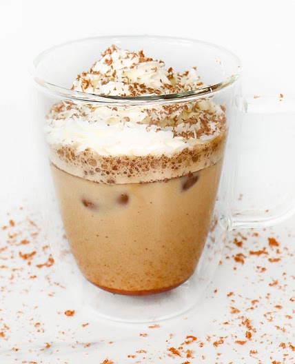 Iced Pumpkin Spiced Cappuccino
