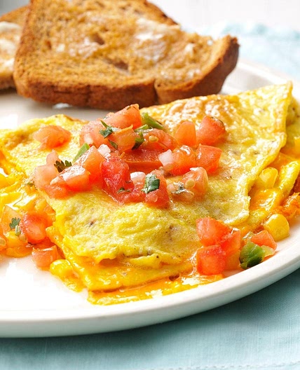 Fresh Corn Omelet