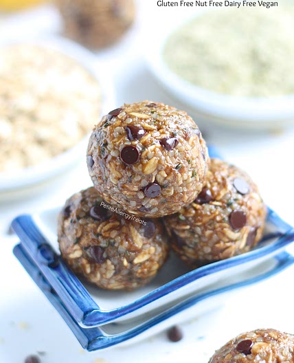 Gluten Free Banana Oat Protein Energy Balls