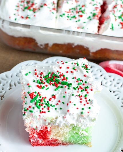 Holiday Jello Cake