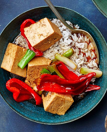 Braised Tofu and Chiles