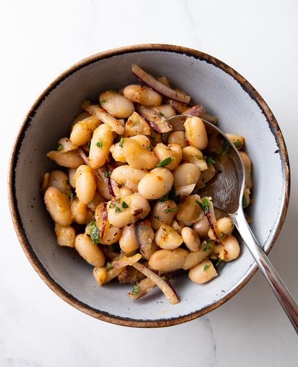 Turkish White Bean Salad