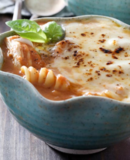 Slow Cooker Chicken Parm Soup