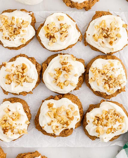 Carrot Cake Mix Cookies