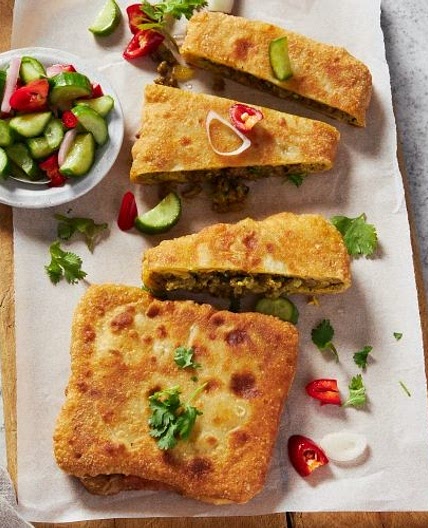 Malaysian-style Beef Murtabaks