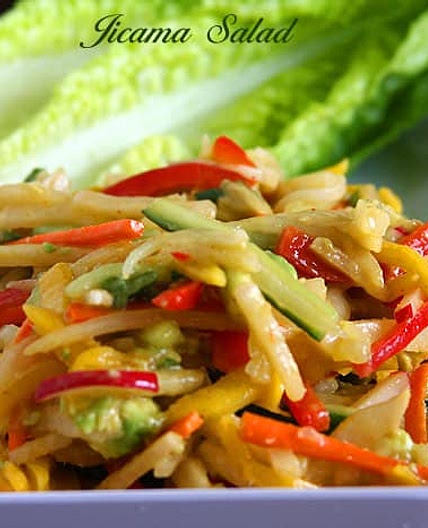 Colorful Jicama Salad Recipe