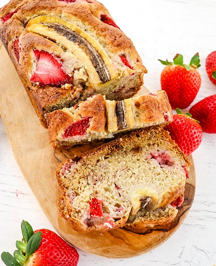 Strawberry Banana Bread