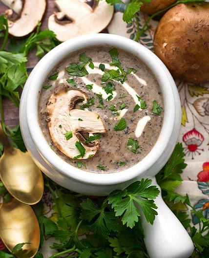 Instant Pot Mushroom Soup