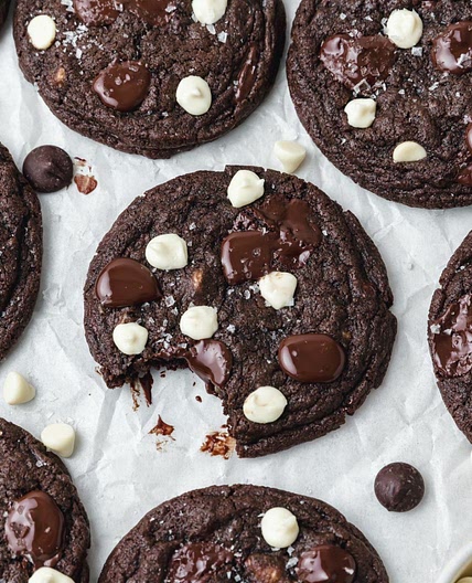 Triple Chocolate Cookies