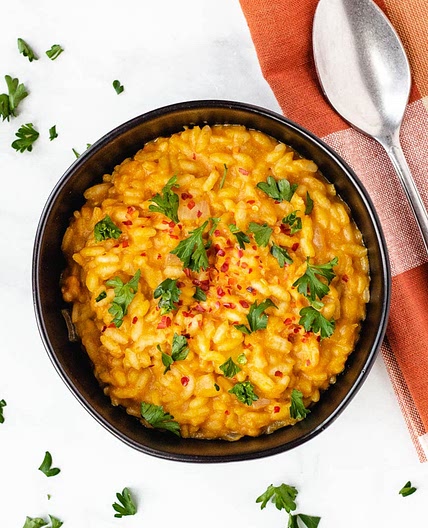 Vegan Pumpkin Risotto