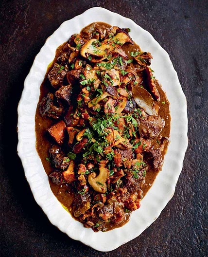 My sumptuous beef bourguignon