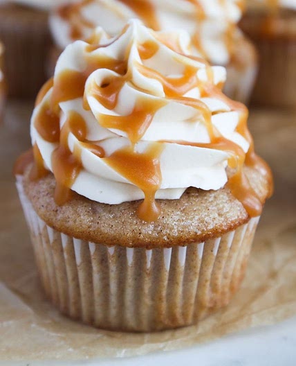Caramel Apple Cupcakes
