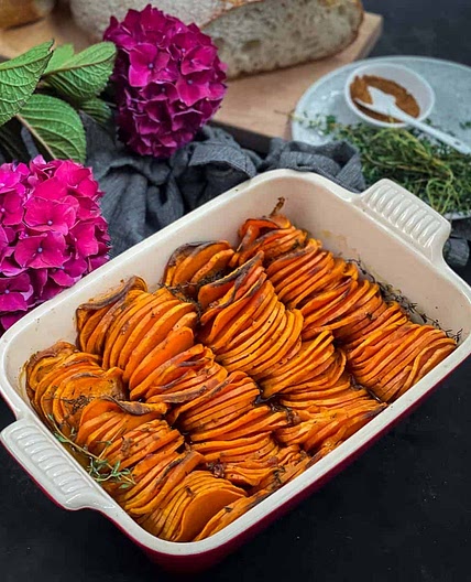 Baked Sweet Potato Slices