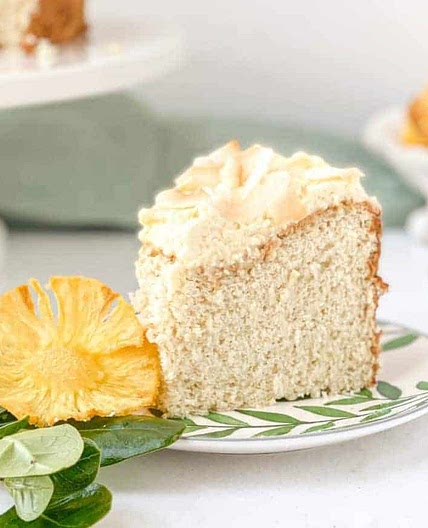 Tropical Angel Food Cake