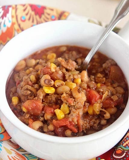 Sausage & Black Eyed Pea Chili