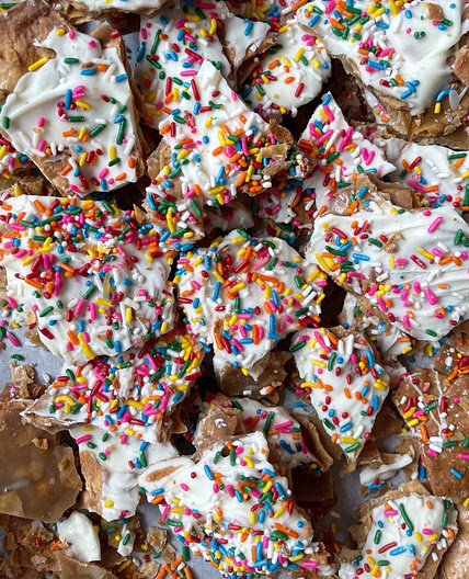 Gluten-Free Funfetti Crack is the Summer Twist on Christmas Crack
