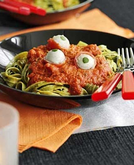 Eyeball pasta