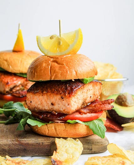 EASY Cajun Salmon BLT Recipe — Be Greedy Eats | Where Food Meets Comfort