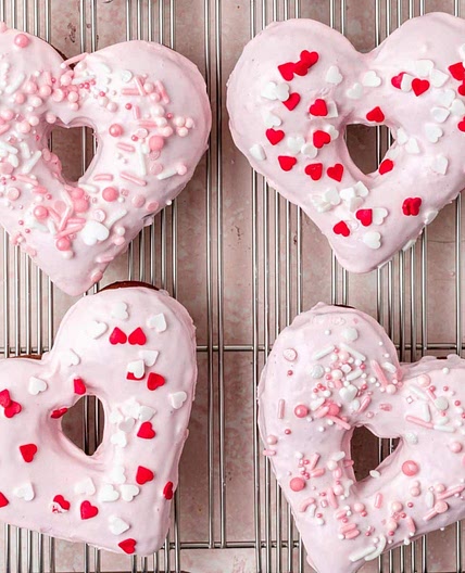 Heart Shaped Donuts