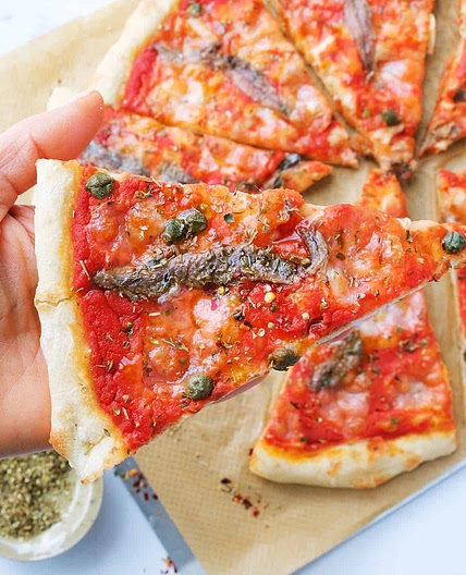 Italian Anchovy pizza