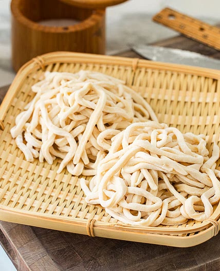 Homemade Udon Noodles