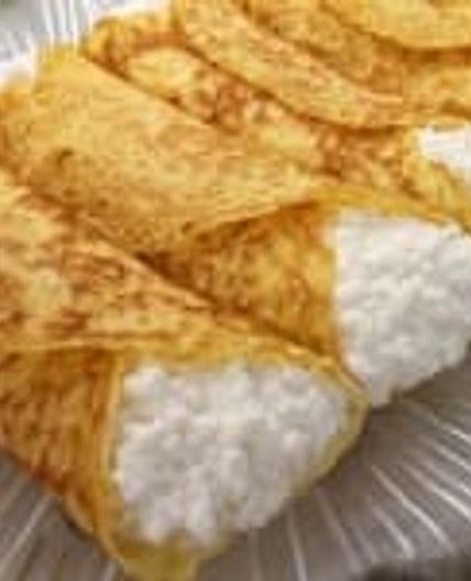 Passover Blintzes (Crepes) and "Noodles"