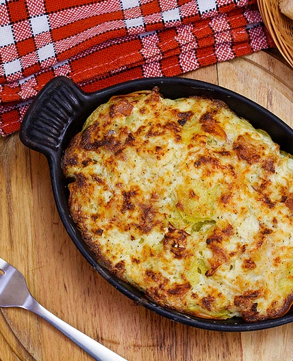 Smoked Haddock and Cheese Sauce Gratin