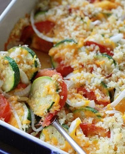 Zucchini and Tomato Bake