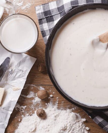 Sourdough Starter Bechemel Sauce (White Sauce)