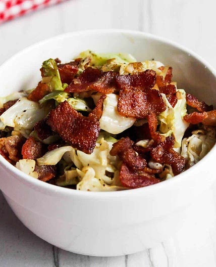 Southern Fried Cabbage with Bacon