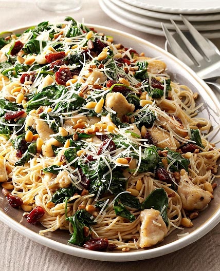 Angel Hair with Chicken & Cherries